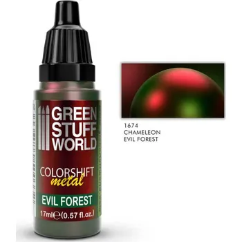 Green Stuff World Chameleon Paint EVIL FOREST 17ml (Green Stuff World)