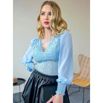 Dámské světle modré body , VELIKOST UNI ( XS, S, M )