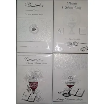 Encyklopedie Pamiątka Komunijna A5 złocona mix wzorów