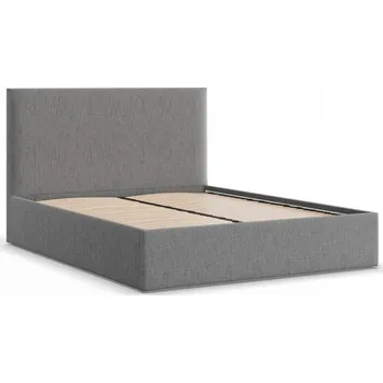 Postel Čalouněná postel PAOLA 140x200 cm s roštem Šedá