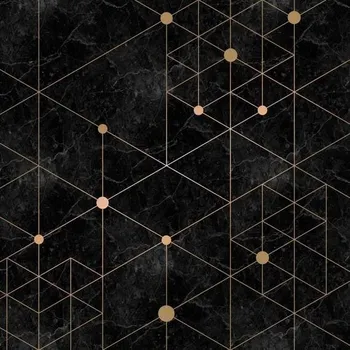 Fototapeta Tapeta AS Creation 38260-1 3,71 x 2,8 m černo-zlatá