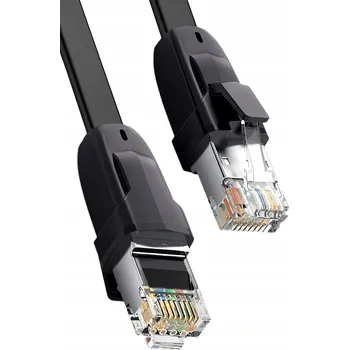 Síťový kabel Síťový kabel 3m Ethernet RJ45 LAN CAT 8 pro počítač/laptop, plochý