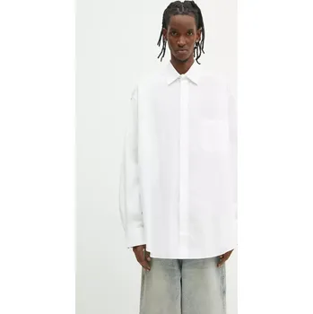 Dámská košile Bavlněná košile VETEMENTS Monogram Classic, L, bílá, 00X