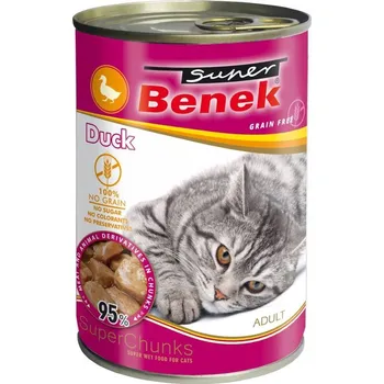 Krmivo pro kočku Super Benek pro kočky Krmivo s kousky 415 g