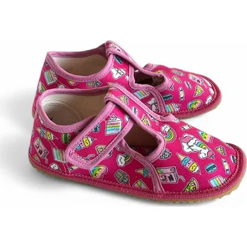 Dívčí bačkory Čechfoot bačkůrky s jednorožci Velikosti obuvi: 25