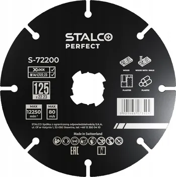 Řezný kotouč Řezací kotouč Stalco S-72200 125 x 22,2 mm