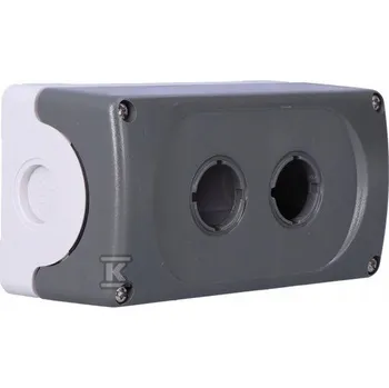 vypínač ABB Krabice pro 2 přístroje, šedá MEP2-0 1SFA611812R1000