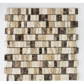 Obklad Mozaika WzorcowniaStudio 30 x 30 cm, odstíny hnědé a béžové