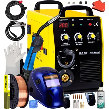 Svářečka MIGOMAT MIG 200 KN SVÁŘEČKA 200A 230V MMA MAGNUM