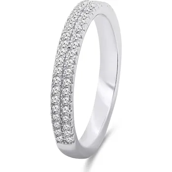 Prsten Brilio Silver Třpytivý stříbrný prsten s čirými zirkony RI059W 60 mm + 2 měsíce na vrácení zboží