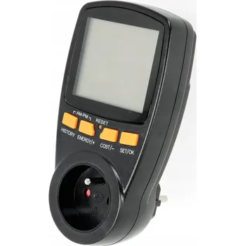 Měřič spotřeby elektrické energie, elektroměr, měření výkonu a nákladů