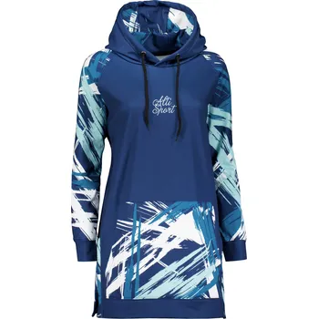 Dámská mikina Dámská funkční prodloužená mikina premium ALTISPORT VOJ/ALW039MI03 navy S