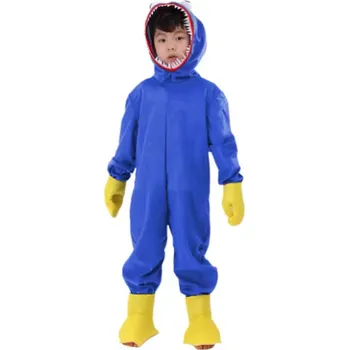 Karnevalový kostým Dětský kostým Huggy Wuggy a Kissy Missy Barva: modrá, Velikost: M 120