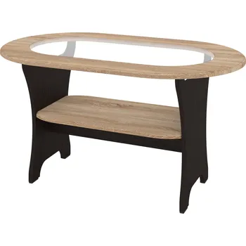 Konferenční stolek Slevadoma Konferenční stolek MELISA MDF Barva: wenge + dub světlý