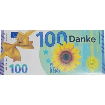 Čokoláda Čokoláda Bankovka Euro 100 Danke 60g