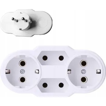 Elektrická zásuvka Elektrická nástěnná lišta REY bílá