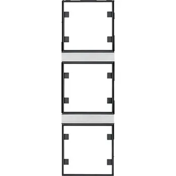 HAGER RÁMEČEK SVISLÝ SKLO SKLENĚNÝ BÍLÝ LUMINA PASSION WL9130