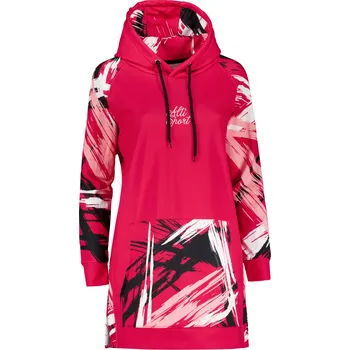 Dámská mikina Dámská funkční prodloužená mikina premium ALTISPORT VOJ/ALW039MI03 VIVA MAGENTA M