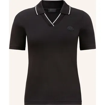 Dámská košile Moncler Dámská Polokošile Z Piké, černá, 38