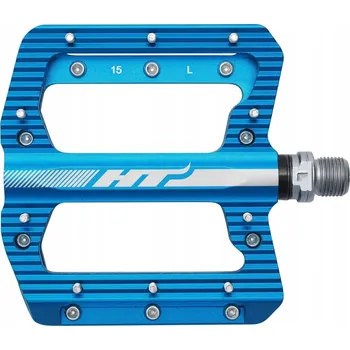 Pedál na kolo Platformové pedály HT HT-AN01 modré