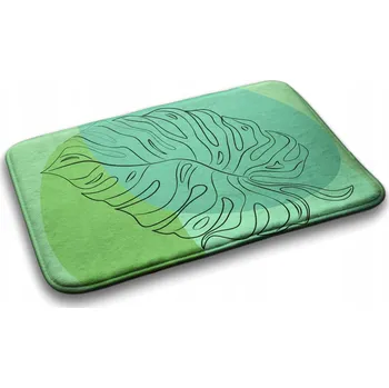 Koupelnová předložka Koupelnová předložka Koberec Měkký Monstera Listy