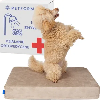 Pelíšek pro psa Ortopedické Pelíšek pro psa, béžové, 89 cm x 55 cm