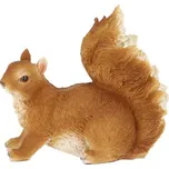 Zvířátka a postavy OUTDOOR TRUE TO NATURE Veverka 14x7x13cm, zrzavá/bílá|Esschert Design