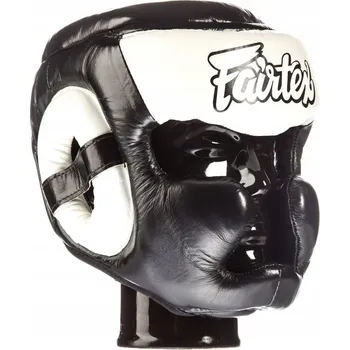Helma na motorku SPARINGOVÁ BOXERSKÁ PŘILBA FAIRTEX HG13 (černá/bílá) - M