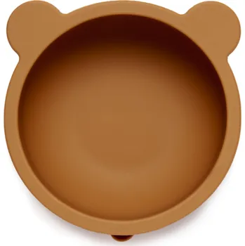 dětská jídelní sada Silikonová miska s přísavkou Kidnort Retter tmavá