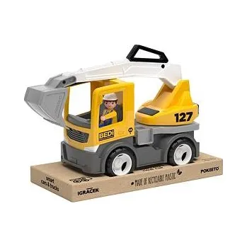 Figurka Efko ECO MultiGO Build - Bagr s řidičem - auto s Igráčkem