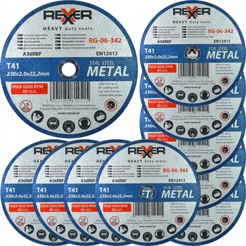 Vrták KOTOUČ NA ŘEZÁNÍ KOVŮ 230 x 2.0 MM, 10 KUSŮ