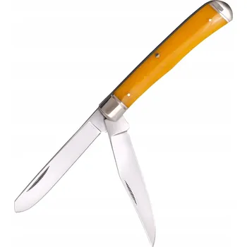 kapesní nůž Nůž skládací kapesní EDC Cold Steel Trapper 8Cr13MoV - Yellow Bone