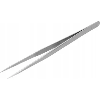 Kosmetická pinzeta PINZETA, PINZETA ROVNÁ, ŠPIČATÁ NA ŘASY OBOČÍ KOSMETICKÁ 13CM
