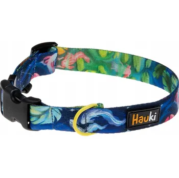 Obojek pro psa OBROŽEK PRO PSA VELKÉHO PLEMENE. ŽLUTÉ KOVÁNÍ. ÚCHYT PRO ADRESU! Vel L