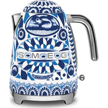 Rychlovarná konvice Smeg KLF03DGBEU Dolce&Gabbana Kettle Blu Mediterraneo