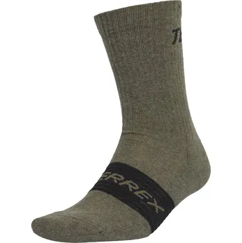 Pánské ponožky Pánské Ponožky ADIDAS TRX MT SCK 3PP JN6383 – Olivová 34-36