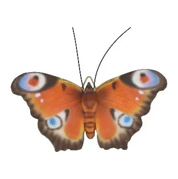 Zahradní dekorace Motýl nástěnný OUTDOOR, babočka(č.1)/černo-žlutý(č.2)/šedý(č.3), 12cm|výběr z variant|Esschert Design - produkt č. 1