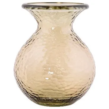 Váza Váza PARADISE, 18,5cm, lahvově hnědá|kouřová|Vidrios San Miguel|Recycled Glass
