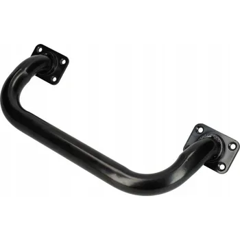 Dveřní kování Madlo dveřní černé 300x28 mm