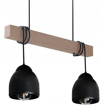 ZÁVĚSNÉ STROPNÍ SVÍTIDLO 022-K2 LED LOFT DŘEVO SLZA