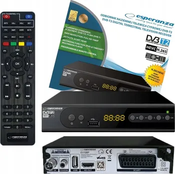 Set top box POZEMNÍ TV TUNER HD DEKODÉR DVB-T2 HEVC H.265