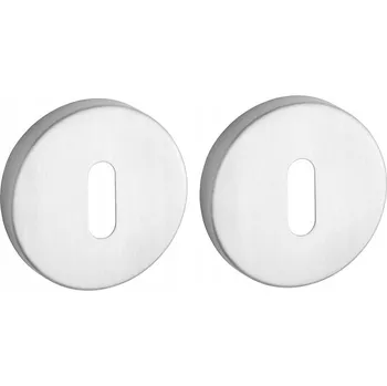 Dveřní kování Kulatá rozeta pro klíč nerezová ocel STERK