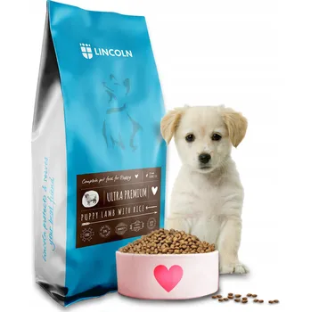 Krmivo pro psa LINCOLN SUCHÉ KRMIVO PRO ŠTĚŇATA PUPPY JEHNĚČÍ 3 KG OVČÁK LABRADOR