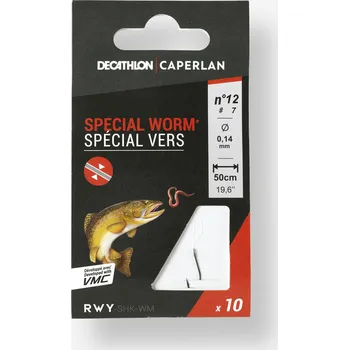 Rybářský háček CAPERLAN Háček na lov pstruhů SN Hook Worm 8