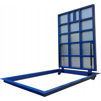 poklop Poklop do sklepa Podlahový poklop 70 x 60 cm Hermetický Zápachotěsný Termoizolační