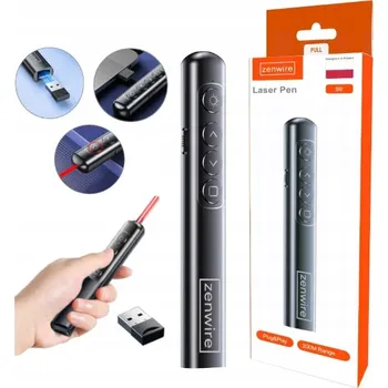 Laserové ukazovátko Zenwire S9 bezdrátové USB dosah 200 m