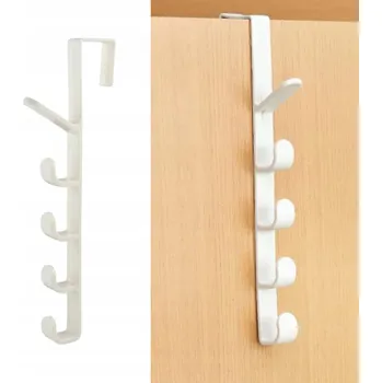 Věšák Háček bez vrtání Decortrend bílý