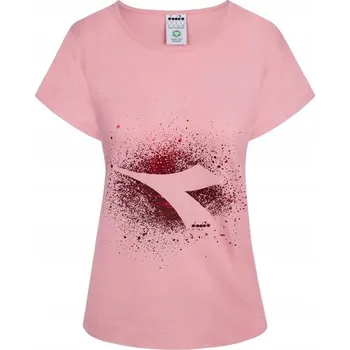 Dámské tričko TRIČKO DIADORA INK T-SHIRT WOMEN PINK S