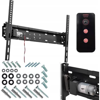 Televizní držák ELEKTRICKÝ DRŽÁK TV TELEVIZOR 1 MOTOR DÁLKOVÉ OVLÁDÁNÍ