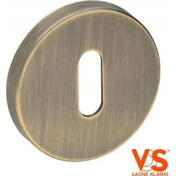 Dveřní kování Interiérová klika VDS Štít kulatý, Štít s otvorem pro klíč